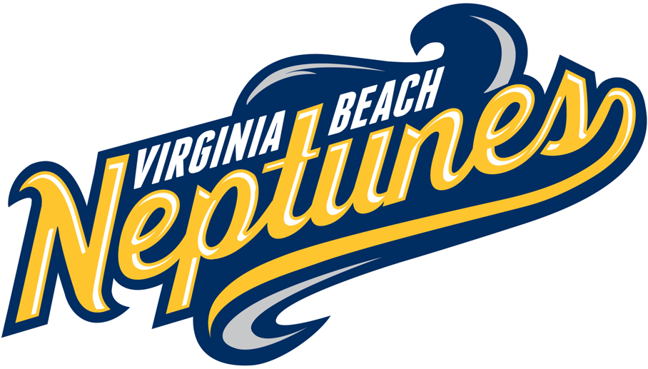 Virginia Beach Neptunes 2016-Pres Wordmark Logo v2 iron on transfers for T-shirts